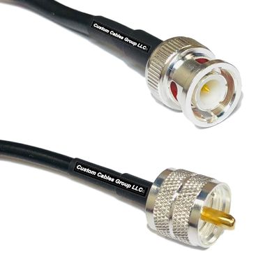 10 feet RFC240 KSR240 BNC Male to PL259 UHF Male RF Pigtail Coaxial Cable