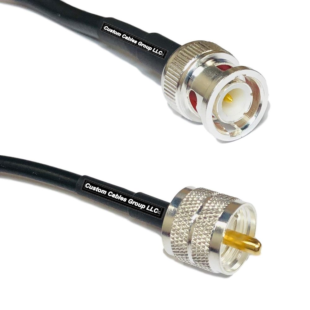 10 feet RFC240 KSR240 BNC Male to PL259 UHF Male RF Pigtail Coaxial Cable
