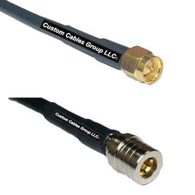 6 feet RFC240 KSR240 SMA Male to QMA Male RF Pigtail Coaxial Cable
