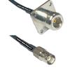 10 feet RFC240 KSR240 N Flange Female to BNC Female RF Pigtail Coaxial Cable view 1