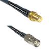 10 feet RFC240 KSR240 SMA Female to BNC Female RF Pigtail Coaxial Cable view 1