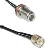 25 feet RFC240 KSR240 N Female Bulkhead to TNC Male RF Pigtail Coaxial Cable view 1