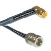 50 feet RFC240 KSR240 SMA Male Angle to N Female RF Pigtail Coaxial Cable view 1