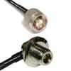10 feet RFC240 KSR240 N Male to N Female Bulkhead Angle RF Pigtail Coaxial Cable view 1
