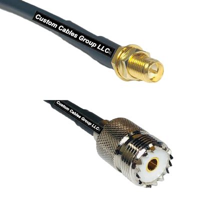 10 feet RFC240 KSR240 RP-SMA Female to SO239 UHF Female RF Pigtail Coaxial Cable