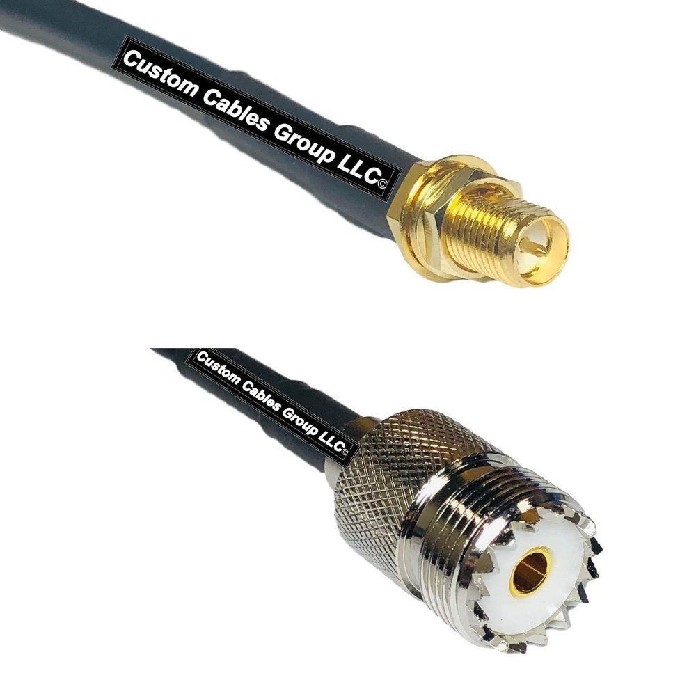 10 feet RFC240 KSR240 RP-SMA Female to SO239 UHF Female RF Pigtail Coaxial Cable