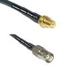 25 feet RFC240 KSR240 RP-SMA Female to BNC Female RF Pigtail Coaxial Cable view 1