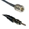 10 feet RFC240 KSR240 N Female to AM/FM Male RF Pigtail Coaxial Cable view 1