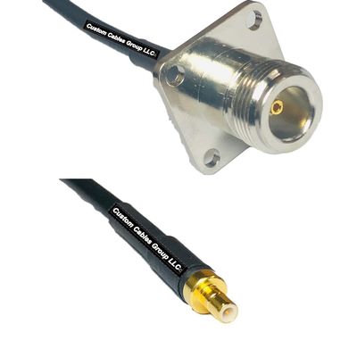 10 feet RFC240 KSR240 N Flange Female to SMB Male RF Pigtail Coaxial Cable
