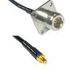 10 feet RFC240 KSR240 N Flange Female to SMB Male RF Pigtail Coaxial Cable view 1