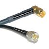 10 feet RFC240 KSR240 SMA Male Angle to Mini UHF Male RF Pigtail Coaxial Cable view 1
