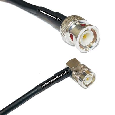 10 feet RFC240 KSR240 BNC Male to TNC Male Angle RF Pigtail Coaxial Cable