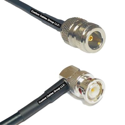 10 feet RFC240 KSR240 N Female to BNC Male Angle RF Pigtail Coaxial Cable
