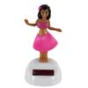 Solar Powered Dancing Decoration Dashboard Hawaiian Hula Girl Office or Home (Pink) view 1
