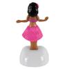Solar Powered Dancing Decoration Dashboard Hawaiian Hula Girl Office or Home (Pink) view 4