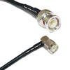 50 feet RFC240 KSR240 BNC Male to TNC Male Angle RF Pigtail Coaxial Cable view 1