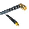 10 feet RFC240 KSR240 SMA Male Angle to SMB Male RF Pigtail Coaxial Cable view 1