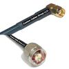 10 feet RFC240 KSR240 RP-SMA Male Angle to N Male RF Pigtail Coaxial Cable view 1