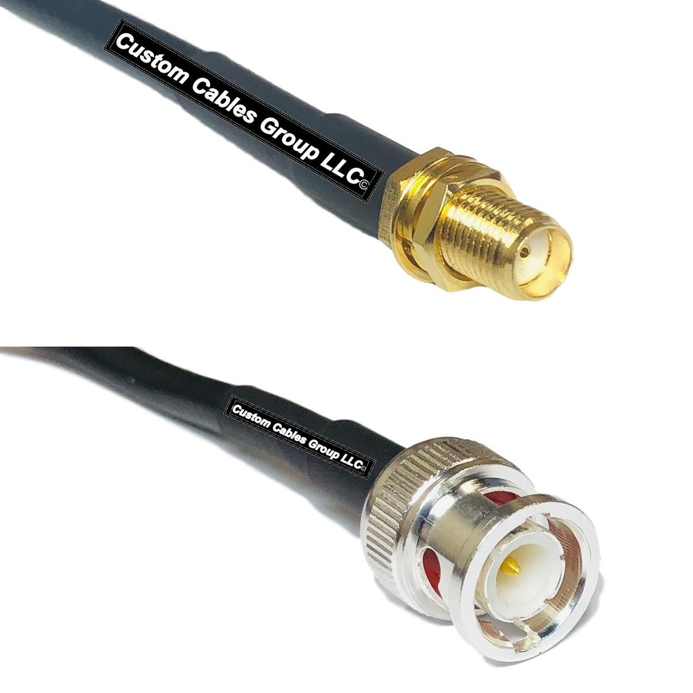 50 feet RFC240 KSR240 SMA Female to BNC Male RF Pigtail Coaxial Cable