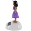 Solar Powered Dancing Decoration Dashboard Hawaiian Hula Girl Office or Home (Purple) view 3