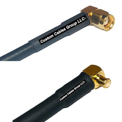 10 feet RFC240 KSR240 RP-SMA Male Angle to MCX Male Angle RF Pigtail Coaxial Cable