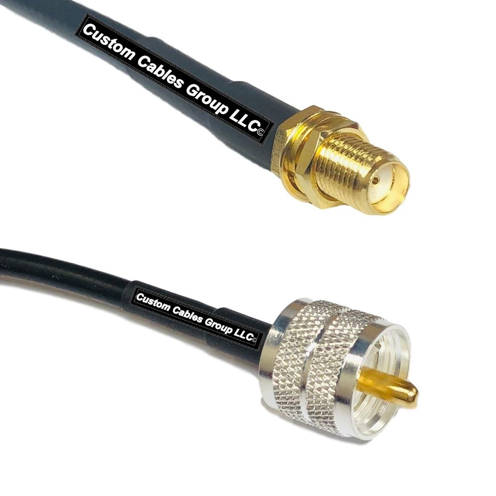10 feet RFC240 KSR240 SMA Female to PL259 UHF Male RF Pigtail Coaxial Cable