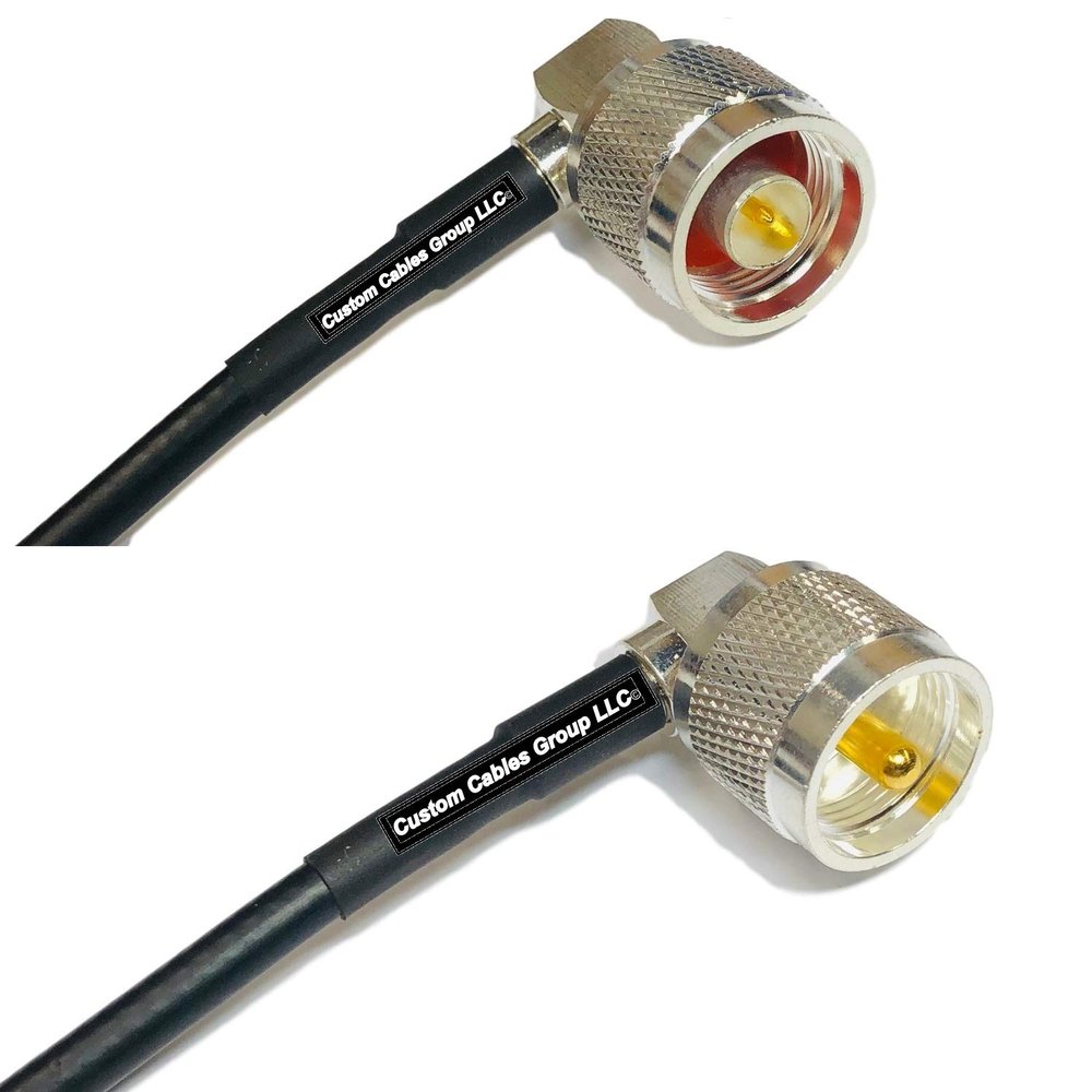 10 feet RFC240 KSR240 N Male Angle to UHF Male Angle RF Pigtail Coaxial Cable