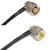 10 feet RFC240 KSR240 N Male Angle to UHF Male Angle RF Pigtail Coaxial Cable view 1