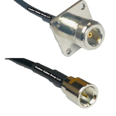 10 feet RFC240 KSR240 N Flange Female to FME Male RF Pigtail Coaxial Cable