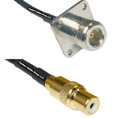50 feet RFC240 KSR240 N Flange Female to RCA Female RF Pigtail Coaxial Cable
