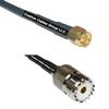 50 feet RFC240 KSR240 SMA Male to SO239 UHF Female RF Pigtail Coaxial Cable view 1