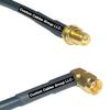 50 feet RFC240 KSR240 RP-SMA Female to SMA Male Angle RF Pigtail Coaxial Cable view 1