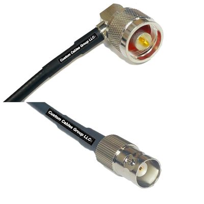 10 feet RFC240 KSR240 N Male Angle to BNC Female RF Pigtail Coaxial Cable