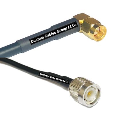 50 feet RFC240 KSR240 SMA Male Angle to TNC Male RF Pigtail Coaxial Cable