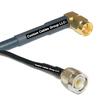 50 feet RFC240 KSR240 SMA Male Angle to TNC Male RF Pigtail Coaxial Cable view 1