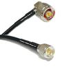 10 feet RFC240 KSR240 N Male Angle to Mini UHF Male RF Pigtail Coaxial Cable view 1