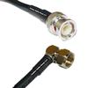 10 feet RFC240 KSR240 BNC Male to F Male Angle RF Pigtail Coaxial Cable view 1