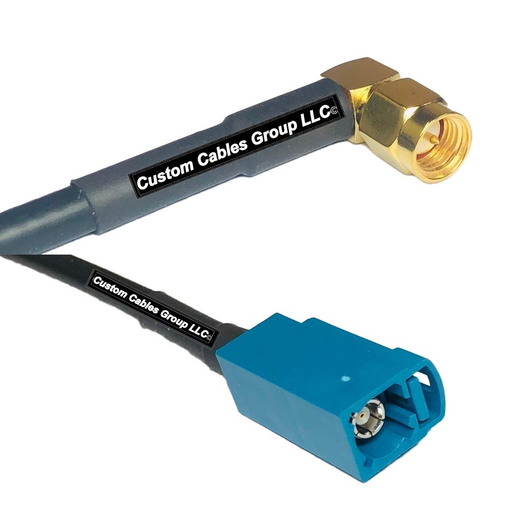 10 feet RFC240 KSR240 SMA Male Angle to Fakra Z Female RF Pigtail Coaxial Cable