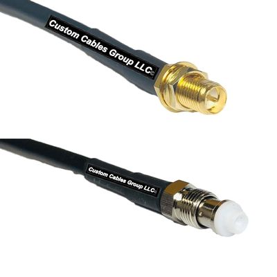 10 feet RFC240 KSR240 RP-SMA Female to FME Female RF Pigtail Coaxial Cable