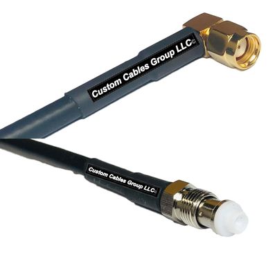10 feet RFC240 KSR240 RP-SMA Male Angle to FME Female RF Pigtail Coaxial Cable