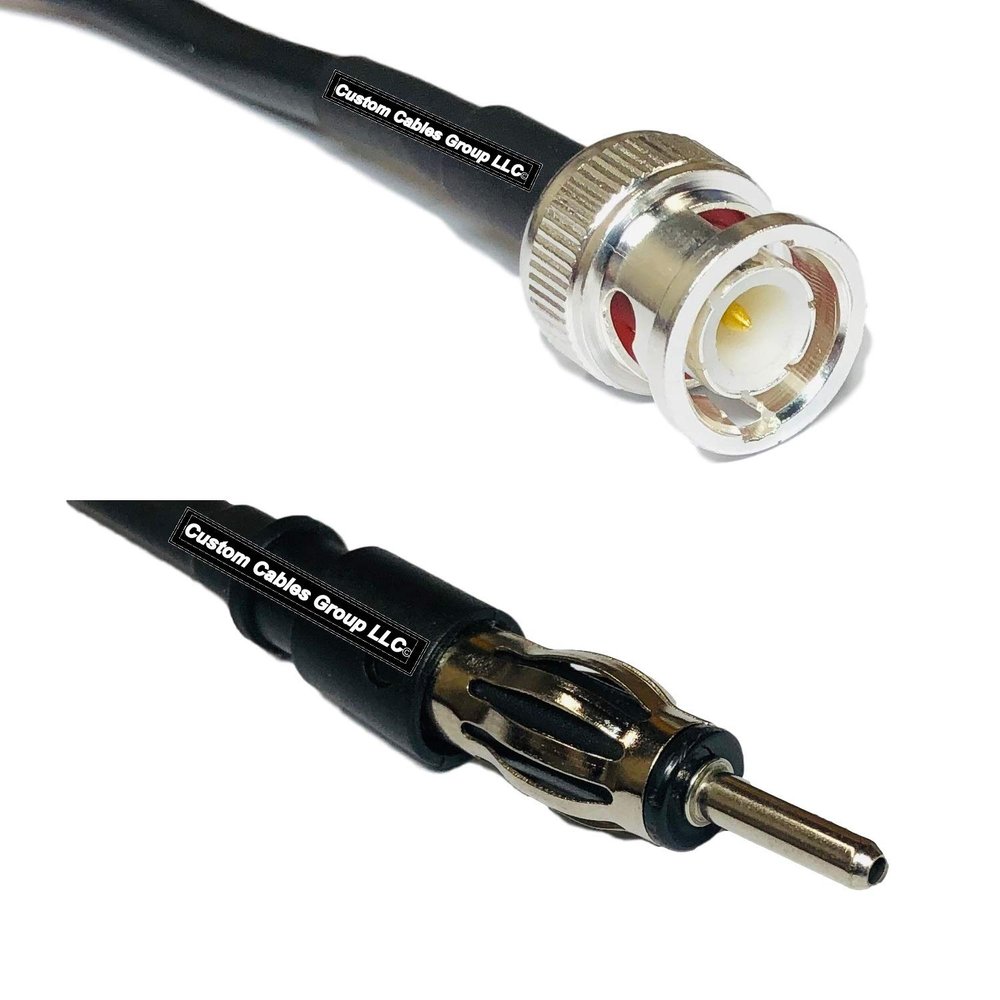 10 feet RFC240 KSR240 BNC Male to AM/FM Male RF Pigtail Coaxial Cable