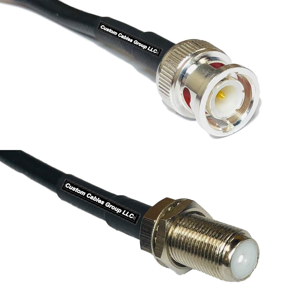 10 feet RFC240 KSR240 BNC Male to F Female RF Pigtail Coaxial Cable