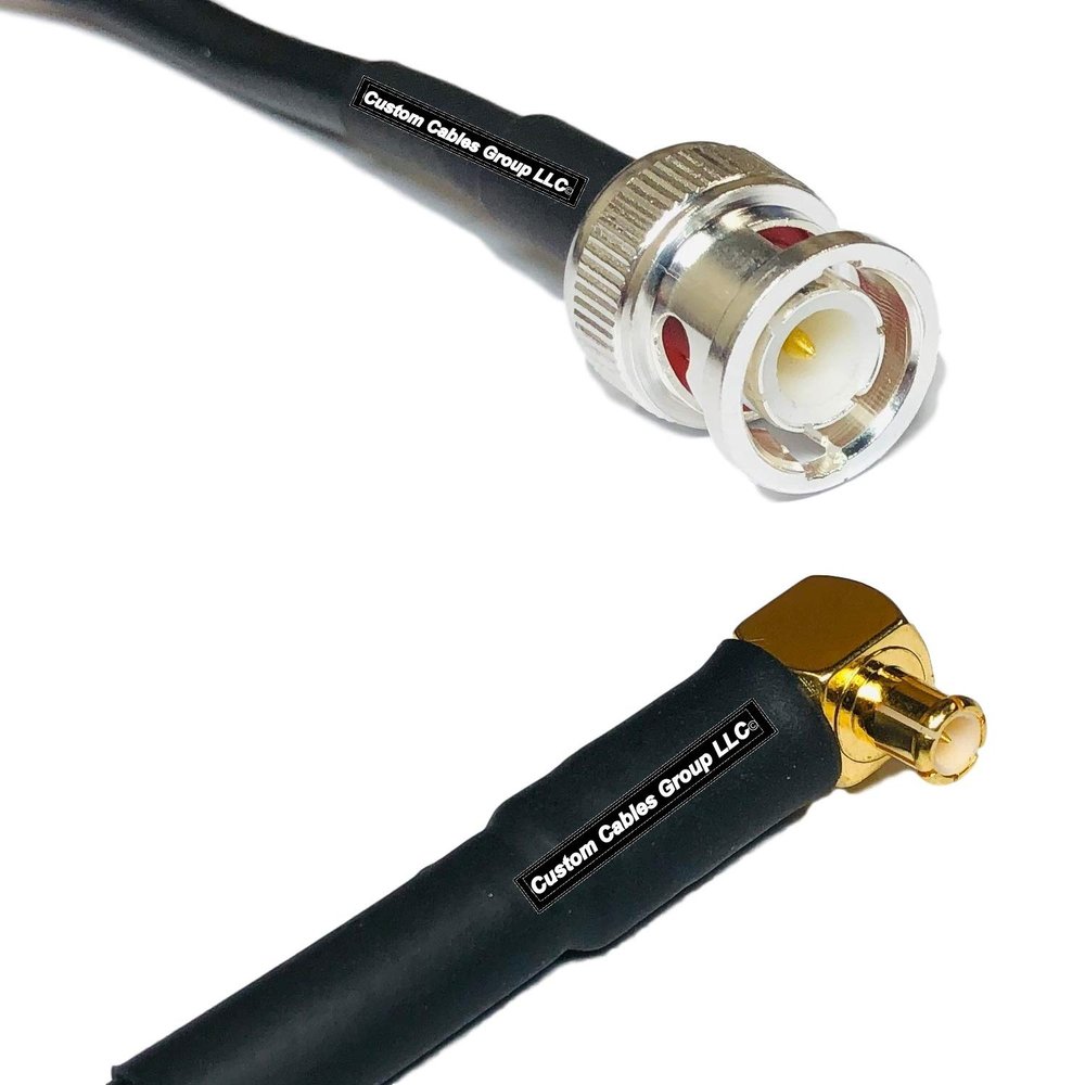 10 feet RFC240 KSR240 BNC Male to MCX Male Angle RF Pigtail Coaxial Cable