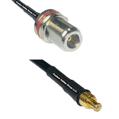 25 feet RFC240 KSR240 N Female Bulkhead to MCX Male RF Pigtail Coaxial Cable