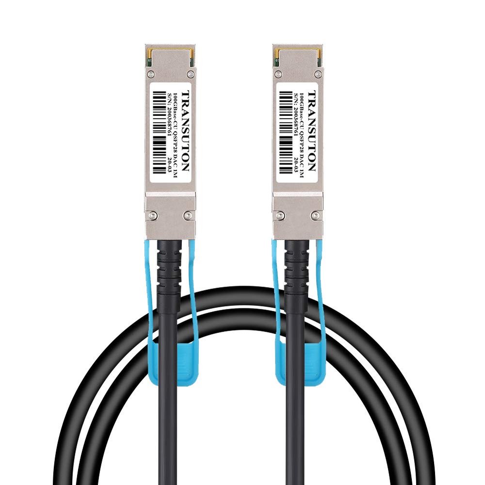 100G QSFP28 DAC Cable - for Cisco QSFP-100G-CU2M Compatible 100GBASE-CR4 QSFP28 to QSFP28 Passive Twinax DAC Cable 2-Meter(6.6ft)