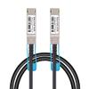 100G QSFP28 DAC Cable - for Cisco QSFP-100G-CU3M Compatible 100GBASE-CR4 QSFP28 to QSFP28 Passive Twinax DAC Cable 3-Meter(9.9ft) view 1