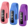 HSWAI 3-Pack Clips Replacement for Fitbit Inspire 2/Fitbit Inspire 3, Soft Comfortable Silicone Clip 360Protection Holder Accessory Compatible with Fibit Inspire 2/3Official Red/Blue/Purple view 1