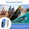 HSWAI 3-Pack Clips Replacement for Fitbit Inspire 2/Fitbit Inspire 3, Soft Comfortable Silicone Clip 360Protection Holder Accessory Compatible with Fibit Inspire 2/3Official Red/Blue/Purple view 2