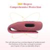 HSWAI 3-Pack Clips Replacement for Fitbit Inspire 2/Fitbit Inspire 3, Soft Comfortable Silicone Clip 360Protection Holder Accessory Compatible with Fibit Inspire 2/3Official Red/Blue/Purple view 4