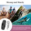 HSWAI 3-Pack Clips Replacement for Fitbit Inspire 2/Fitbit Inspire 3, Soft Comfortable Silicone Clip 360Protection Holder Accessory Compatible with Fibit Inspire 2/33 Black view 3